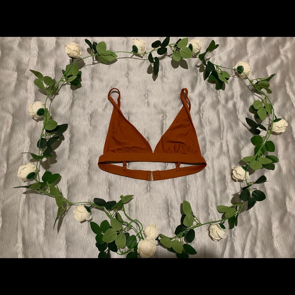 Burt Orange Swimwear top